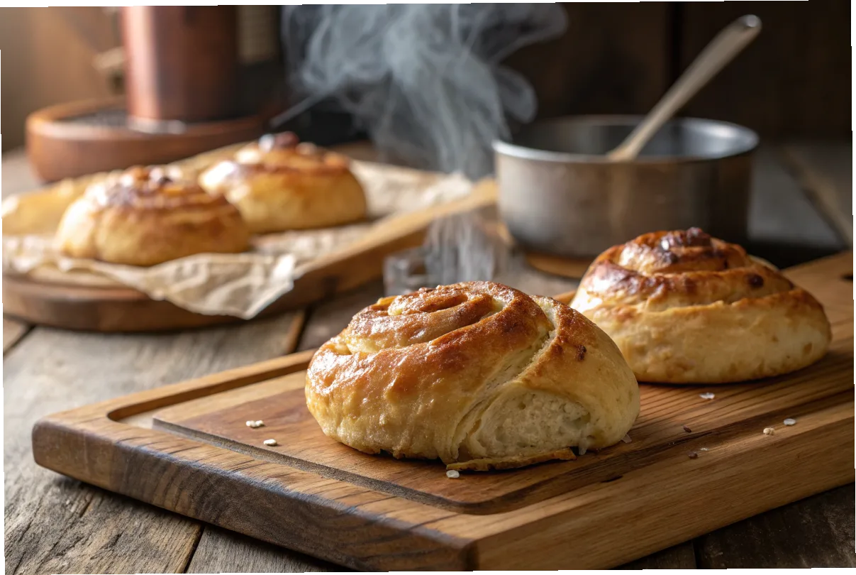 Freshly baked Swiss Gipfeli recipe – golden and flaky.