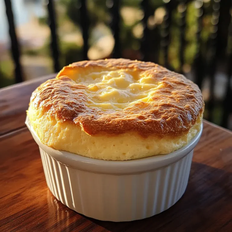 Egg soufflé recipe baked to golden perfection