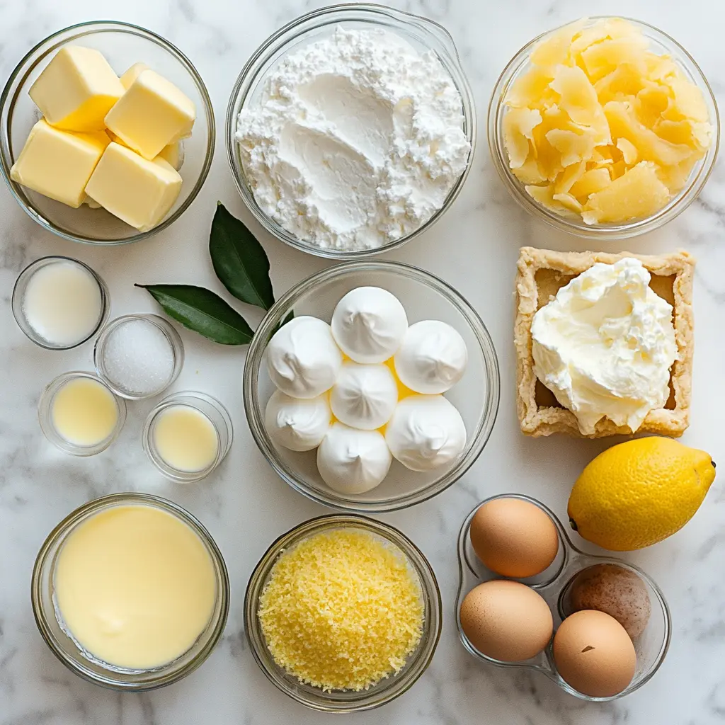ingredients-lemon-cream-vs-lemon-meringue Ingredients for lemon cream and lemon meringue – is lemon cream the same as lemon meringue