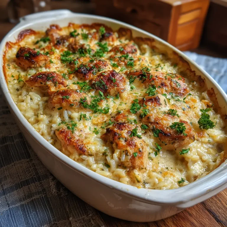 forgotten chicken casserole recipe baked in oven