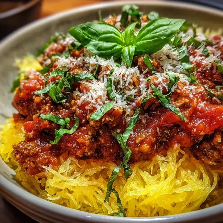 Spaghetti Squash Bolognese healthy low-carb recipe