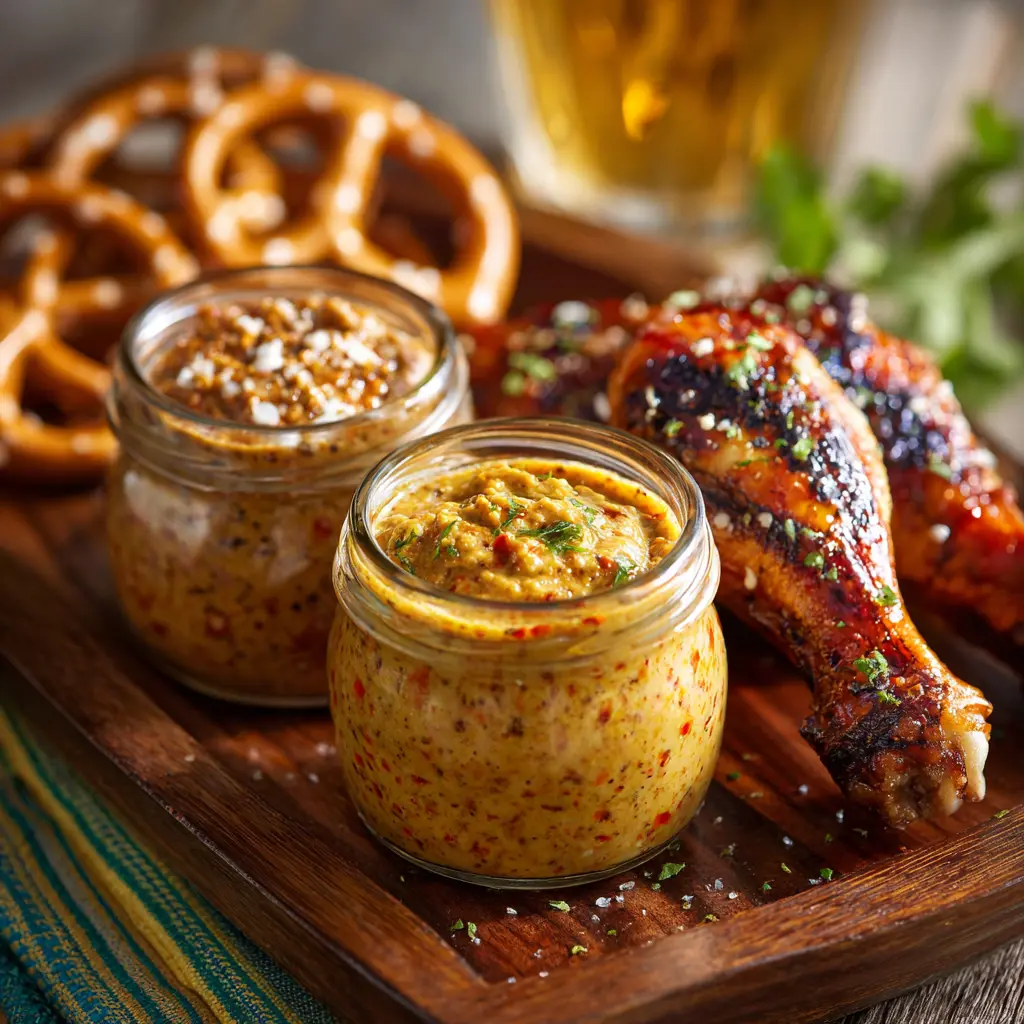 hot-pepper-mustard-uses Hot pepper with mustard recipes as spread dip and glaze