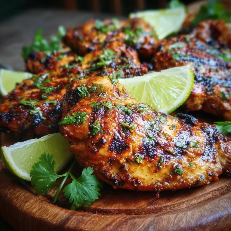 San Antonio grilled Mexican chicken marinade recipe served on platter