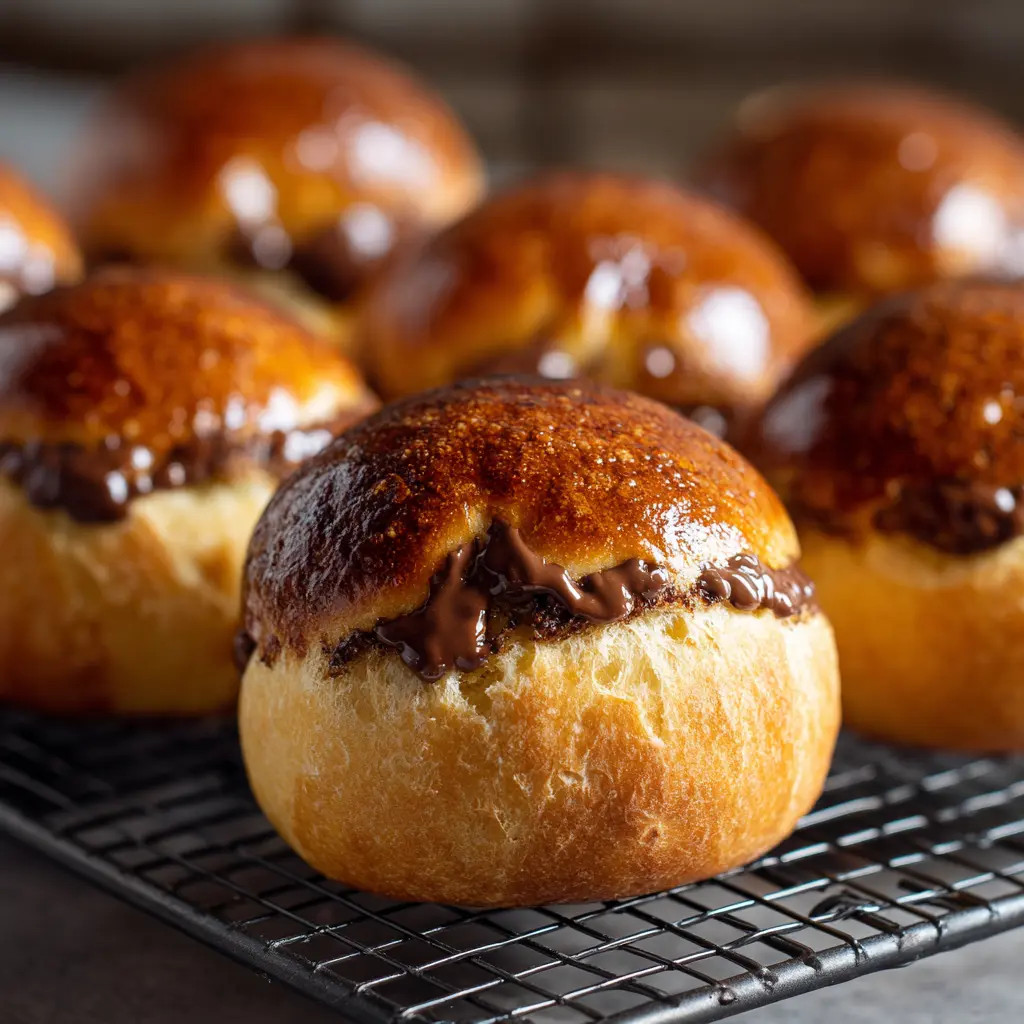 Easy Chocolate Bun Recipe with soft and fluffy texture