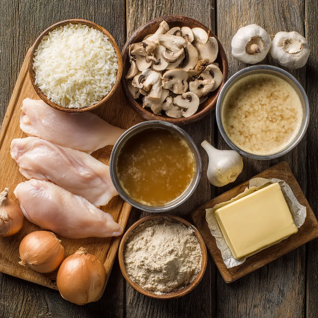 forgotten-chicken-ingredients forgotten chicken ingredients on counter