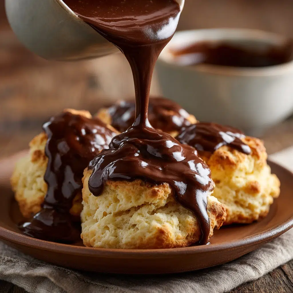 Chocolate Gravy Recipe with Biscuits