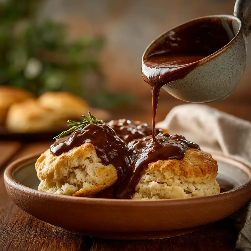 Chocolate Gravy Recipe with Biscuits