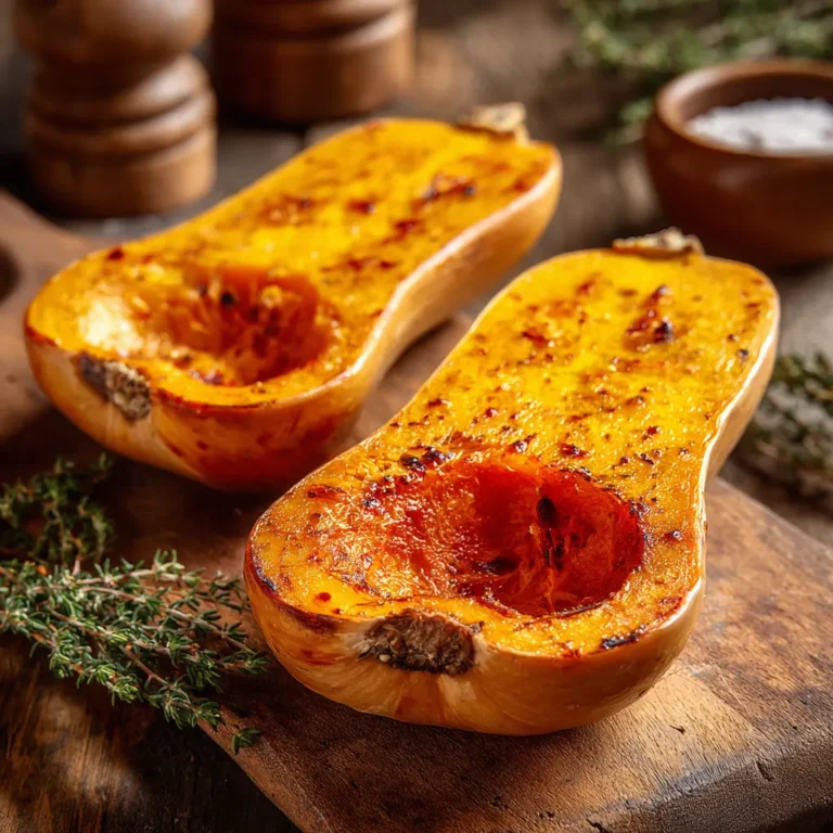 Squash recipe roasted butternut squash close-up