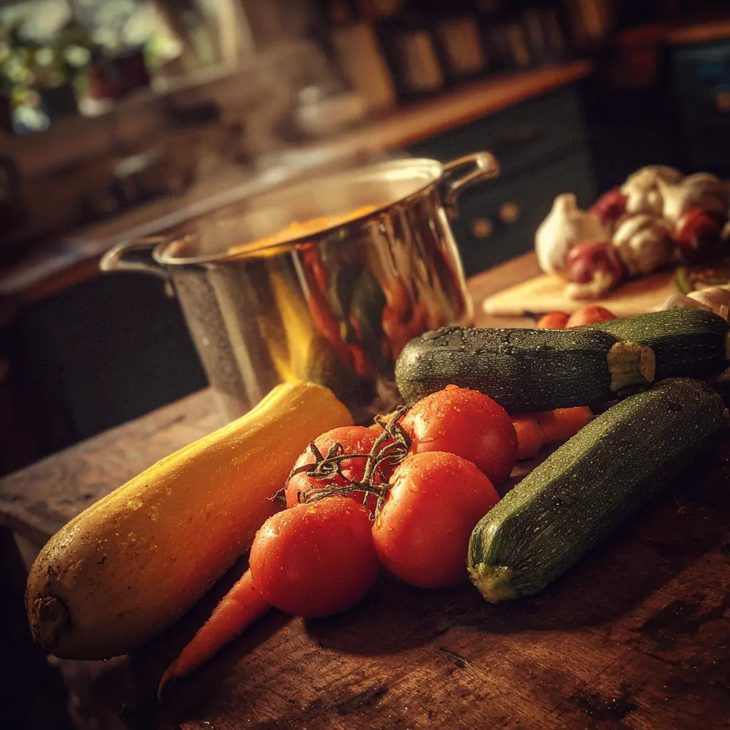 Transform soup texture with toppings like croutons and crispy onions.