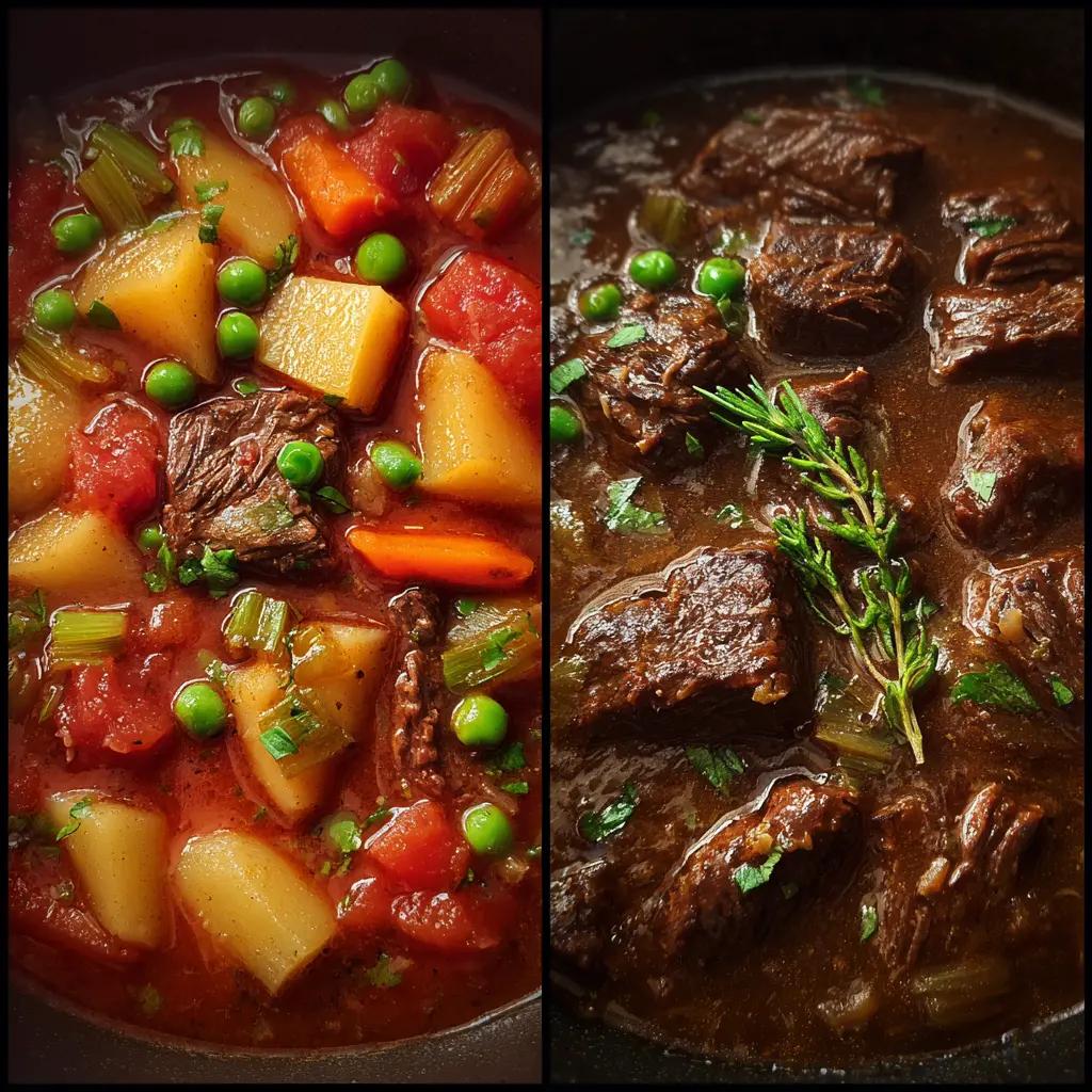 Hawaiian beef stew vs traditional beef stew comparison